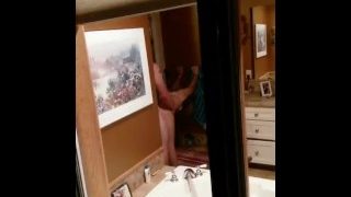 couple fucking in bathroom at party